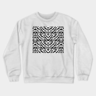 Zebra Stripes Crewneck Sweatshirt